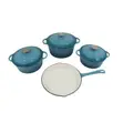 King Cast Iron Cooking Pot Set (7 Pieces) - 3