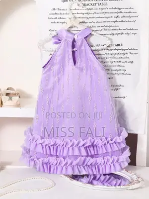 Lilac Dream Ruffle Dress - 7-8 Years