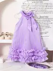 Lilac Dream Ruffle Dress - 7-8 Years - 2