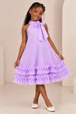 Lilac Dream Ruffle Dress - 7-8 Years - 4