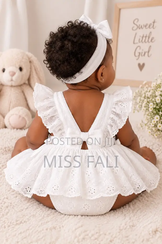 Angel Lace Baby Romper - 3-6 Months - 1