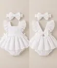 Angel Lace Baby Romper - 3-6 Months - 2