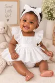 Angel Lace Baby Romper - 3-6 Months - 3