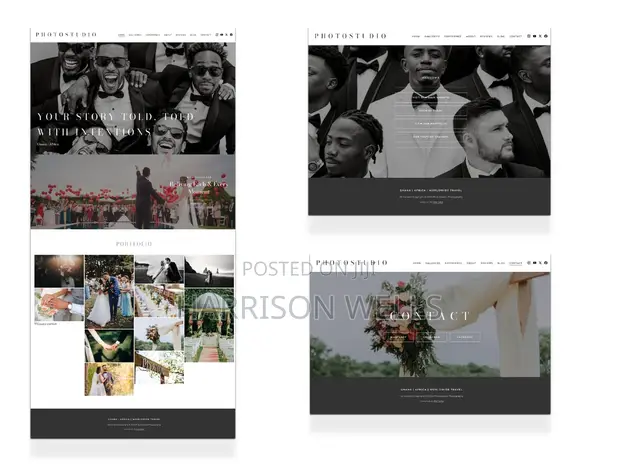 8-Page Website Design for Photographers - 1