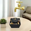 Flowing Water Fountain with River Stones - 1