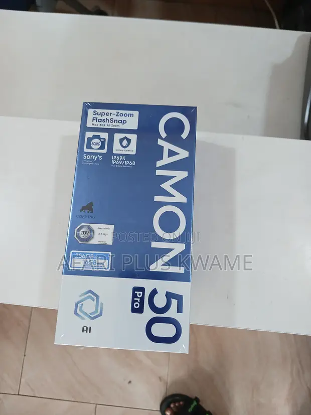 New Tecno Camon 50 Pro 256GB Blue - 1