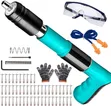 Brand New Nail Gun with 100 Nails & Gloves Set - 2