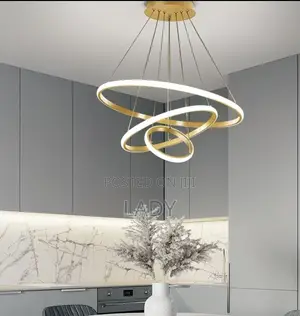 Circular Pendant Light - Gold