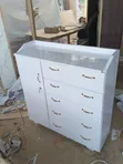 Wood-Mode Bedroom Wardrobe with Drawers - 2
