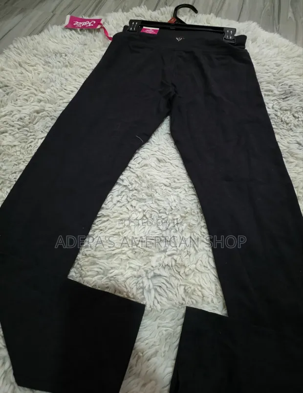 Justice Girls Black Leggings - Size 10 - 1