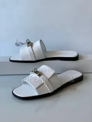 Hermes Kelly Lock Slide Sandals