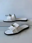 Hermes Kelly Lock Slide Sandals - 1