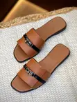 Hermes Kelly Lock Slide Sandals - 5