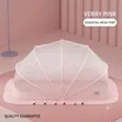 Foldable Baby Mosquito Net - Pink - 2
