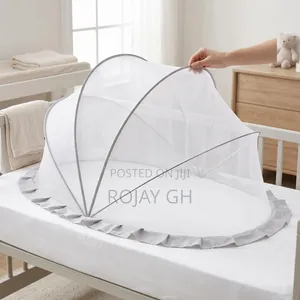 Foldable Baby Mosquito Net (0-6yrs) - Gray