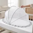 Foldable Baby Mosquito Net (0-6yrs) - Gray - 1