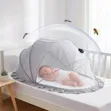 Foldable Baby Mosquito Net (0-6yrs) - Gray - 4
