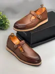 Unisex Berluti Monk Strap Shoes - 5