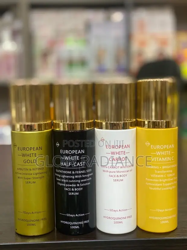 European White Face and Body Oil - 1