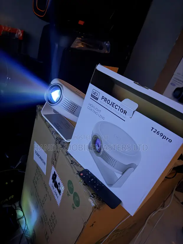 T269 Pro Smart Projector - Netflix, YouTube, WiFi, HDMI - 1