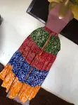 Adire Maxi Skirt - Free Size - 2