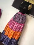 Adire Maxi Skirt - Free Size - 4
