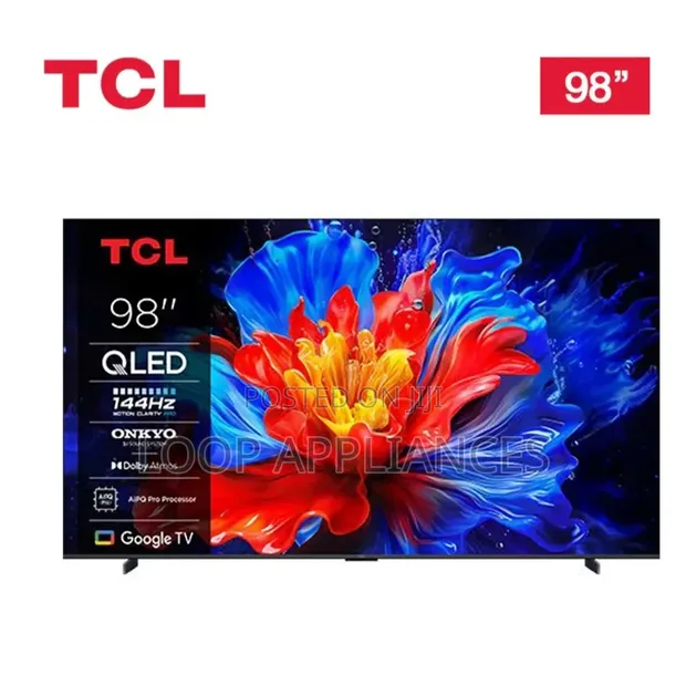 New TCL 98 Inch 98P8k QLED Smart Android TV - 1