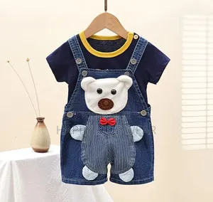 2pcs Pinafore Dress - Denim Jumper for Babies