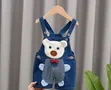 2pcs Pinafore Dress - Denim Jumper for Babies - 4