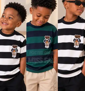Little Bear Stripe Tee (2-11 Years)