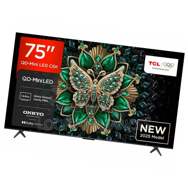 New TCL 75 Inch Premium QD-Mini LED Smart TV 75C6K - 1