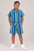 Blue & Green Stripe Co-ords (12-14 Years) - 3