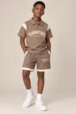 Mocha Varsity Set - Boys 11-12 Years - 2