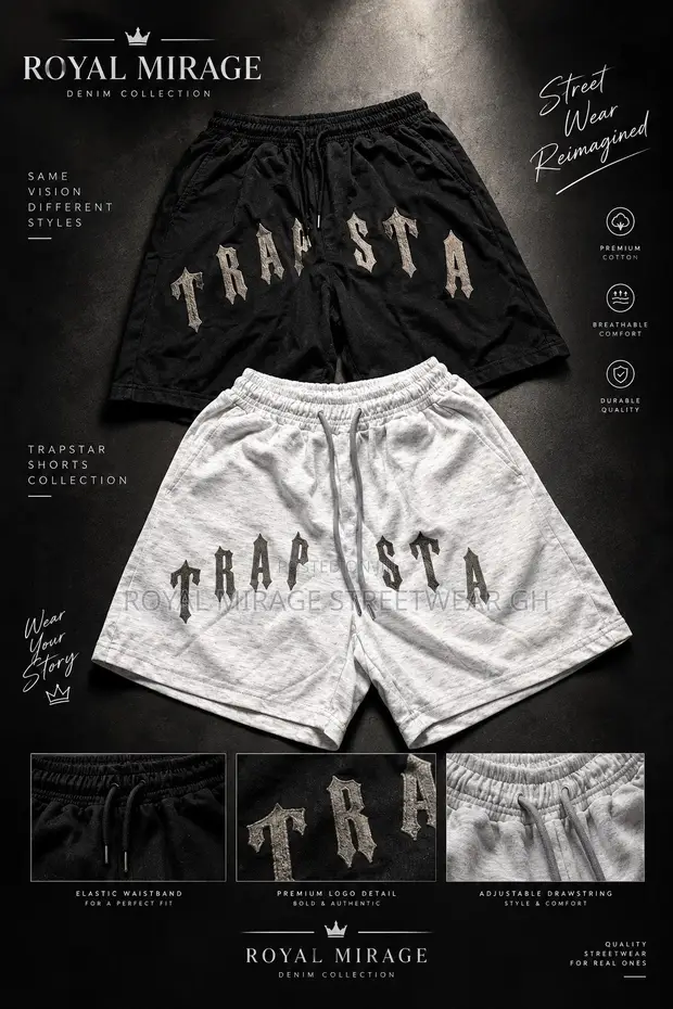 Trapsta Jorts - Loose Fit Denim Shorts - 1