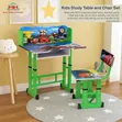 Adjustable Kids Study Table and Chair Set - 2