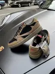 Original Travis Scott Jordan 1 Low Black/Brown Leather - 2