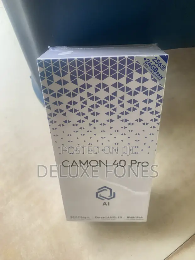 New Tecno Camon 40 Pro 5G 256GB Black - 1