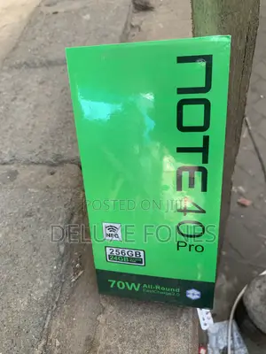 New Infinix Note 40 Pro 5G 256GB Black