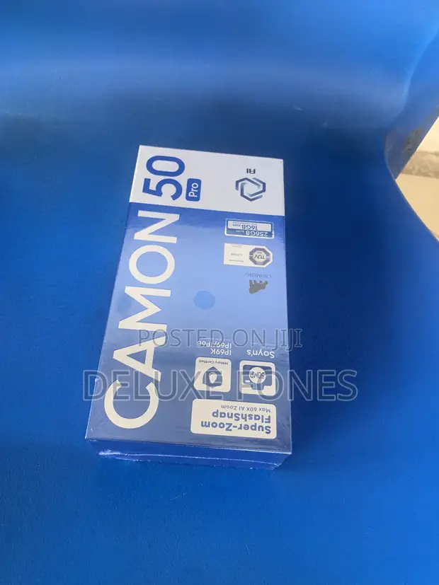 New Tecno Camon 50 Pro 256GB Black - 1