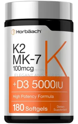 Vitamin K-2 Complex with D3 | 180 Softgels