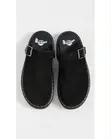 Dr. Martens Zebzag Suede Mules - Black - 1