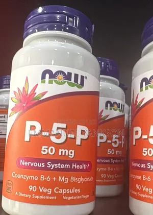 NOW P-5-P 50mg - Active Vitamin B6 + Magnesium Bisglycinate
