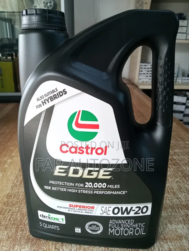 Genuine Castrol Edge Advanced Full Synthetic Engine Oil (0W-20) - 1