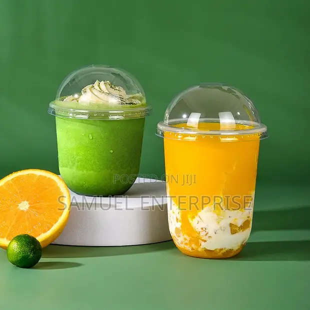 U Shape Cups for Bubble Tea - 1