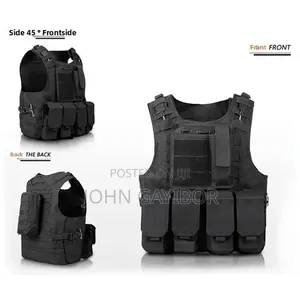 Tactical Vest / Porches - Black & Desert Brown