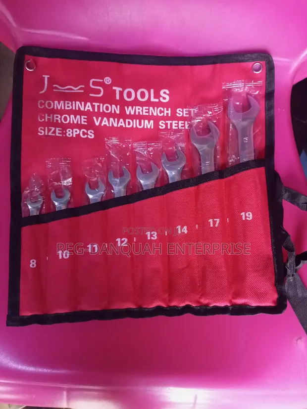8-Piece Combination Spanner Set (8-19mm) - 1