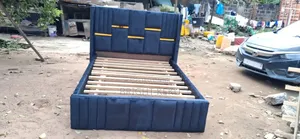 Dark Ash Quality Double Bed Frame