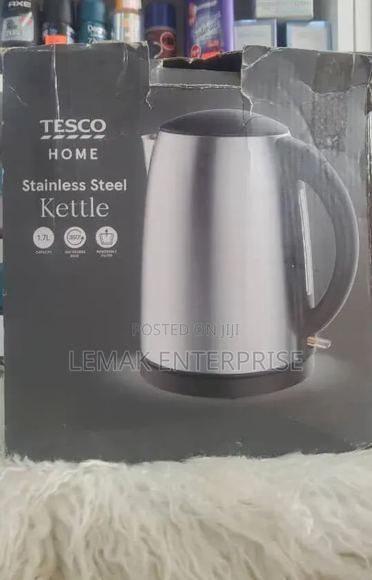 Tesco Home 1.7L Stainless Steel Kettle (Model JK22) - 1