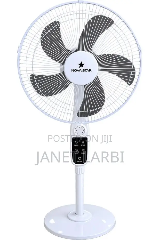 Solar Standing Fan with Battery Backup - 1
