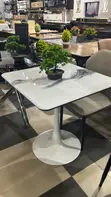 Marble Dining Table with Two Chairs - 3